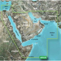 The Gulf and Red Sea Coastal Charts BlueChart g3 Vision | VAW005R | microSD/SD- 010-C0924-00  - Garmin